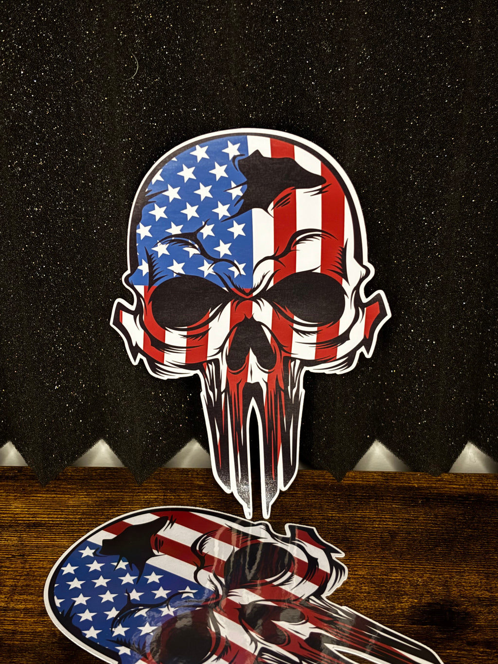 Stars & Stripes Punisher – 6” Decal