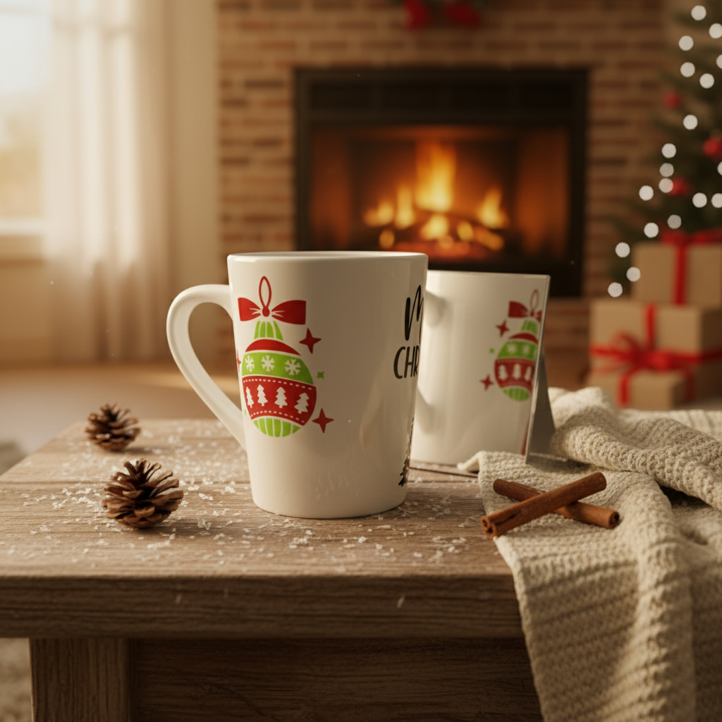 12 ounce Christmas mug