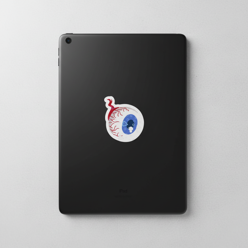 Watch Out! 2 Pack Holographic Ipad Decal Sticker