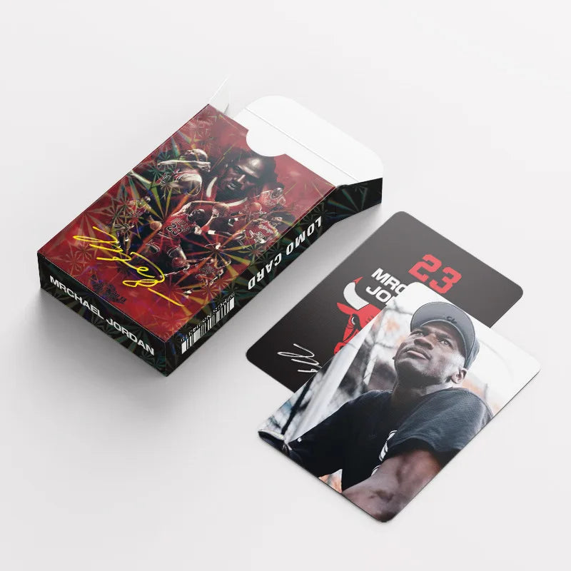 Sports Star 60+32pcs/MJ Photo Card Fan Collection Card HD Postcard Fan Gift
